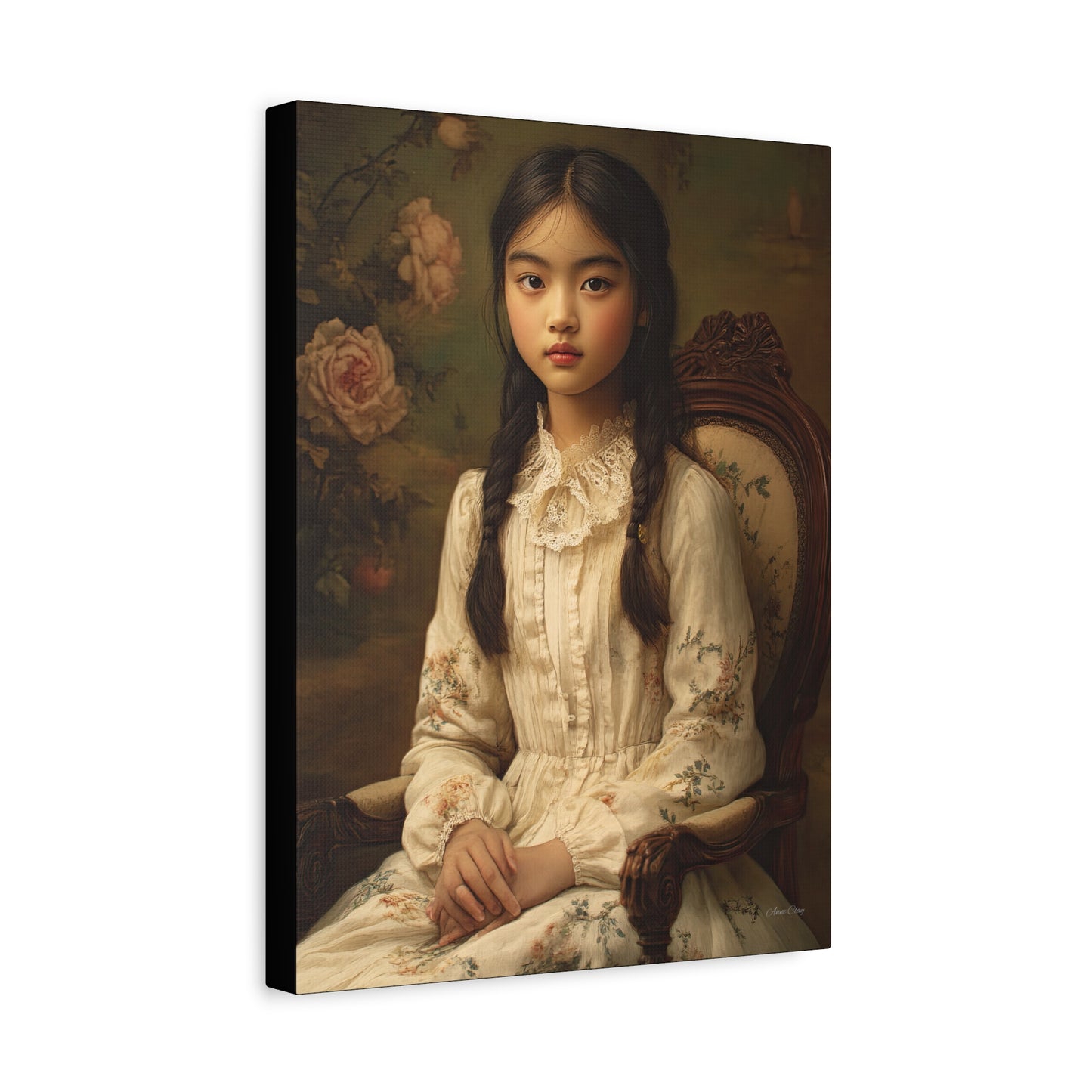 Elegant Portrait Canvas Wall Art, Vintage Home Decor, Gift for Art Lovers, Unique Wall Decor, Romantic Room Decoration, Gallery [...]