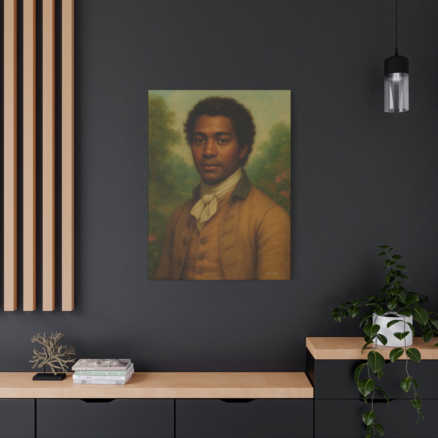 Framed Canvas Wall Art, Historical Portrait, Living Room Decor, Gift for Art Lovers, Black History Month, Unique Home Accents, Wall [...]