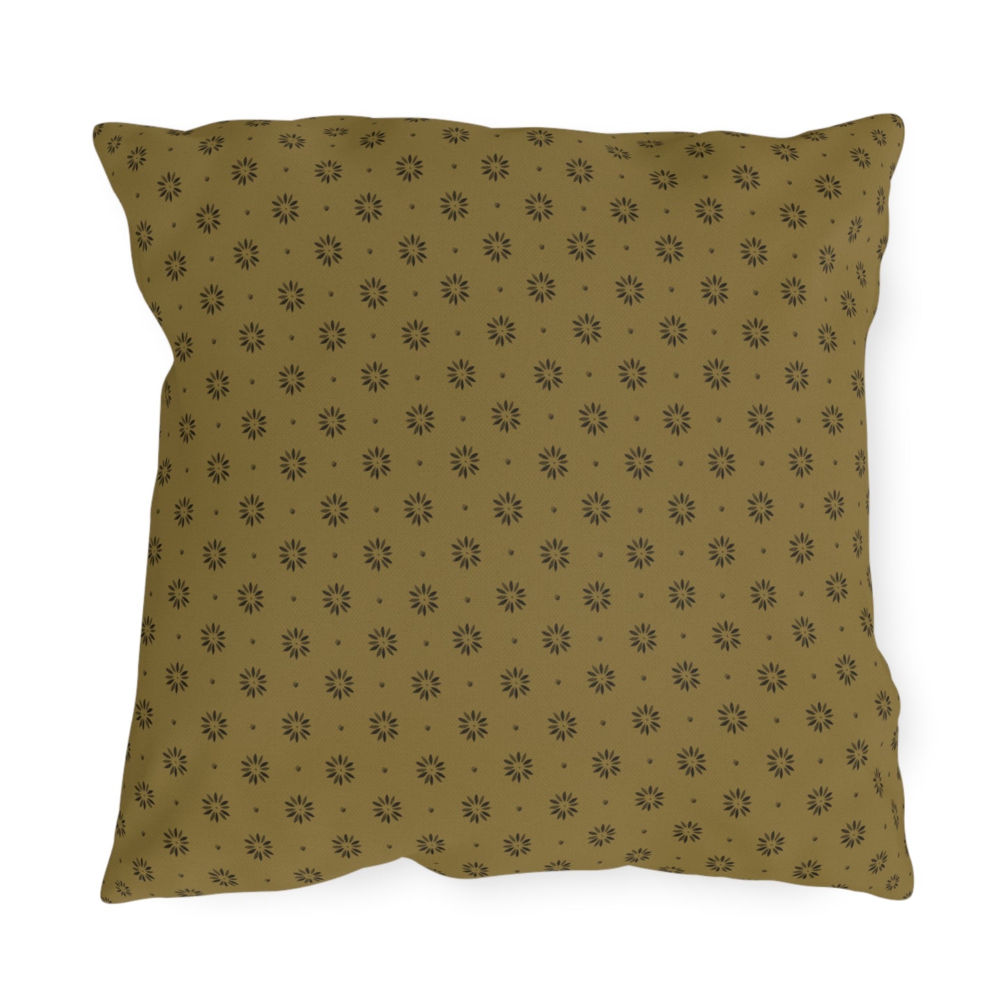 Gold and Black Outdoor Pillows