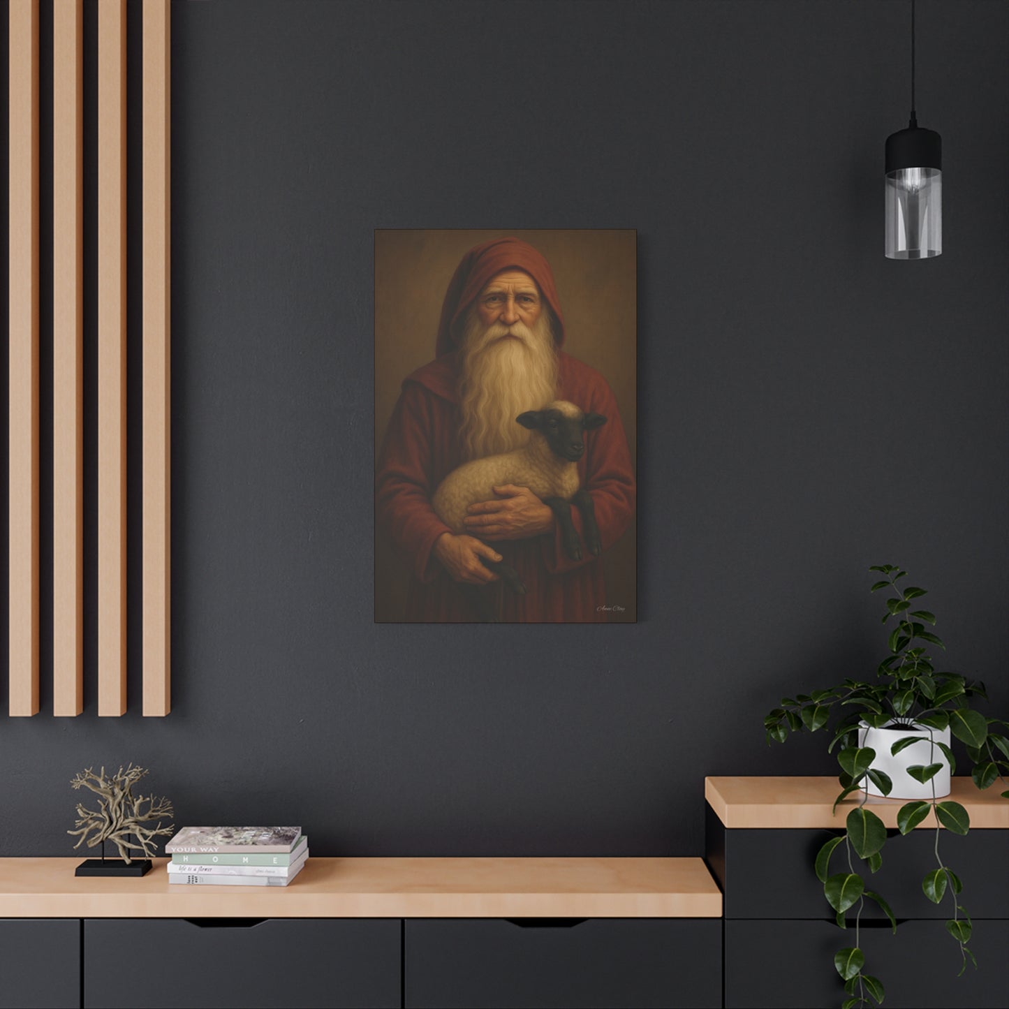 Rustic Shepherd Wall Art Print