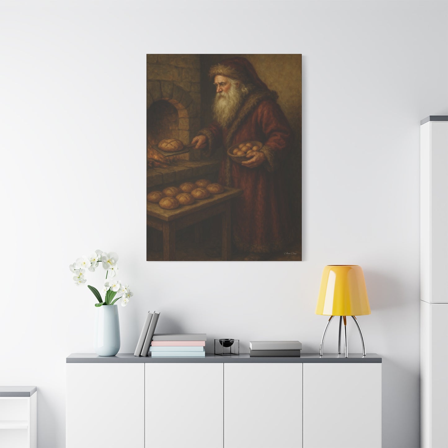 Christmas Santa Canvas Art