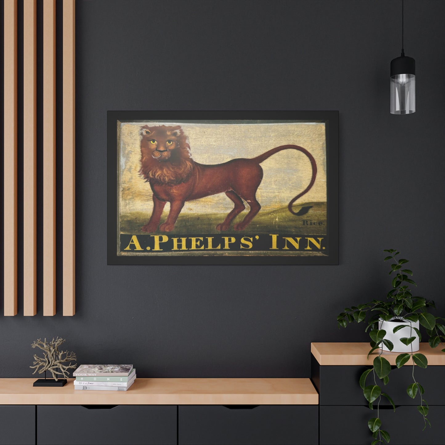 A. Phelps Inn Matte Canvas, Stretched, 1.25"