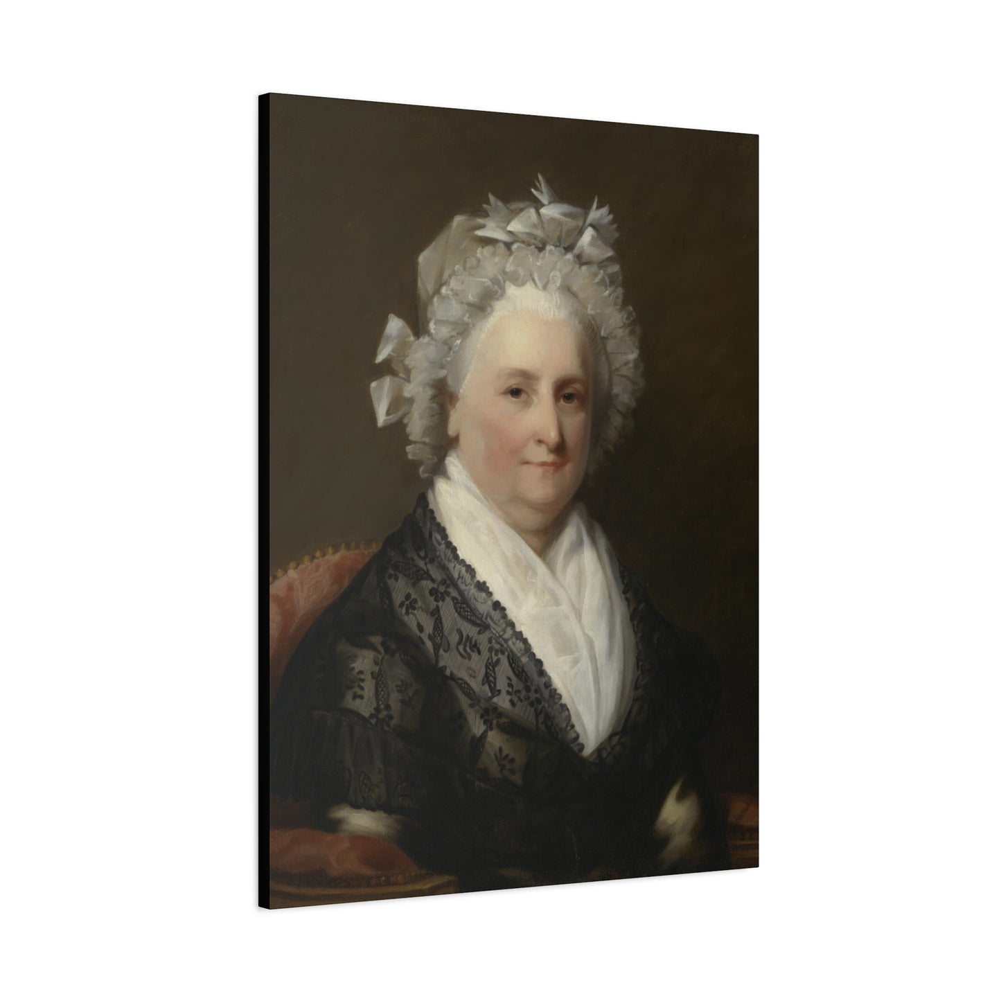 Martha Washington by Gilbert Stuart Classic Portrait Canvas Print - Elegant Home Décor Artwork