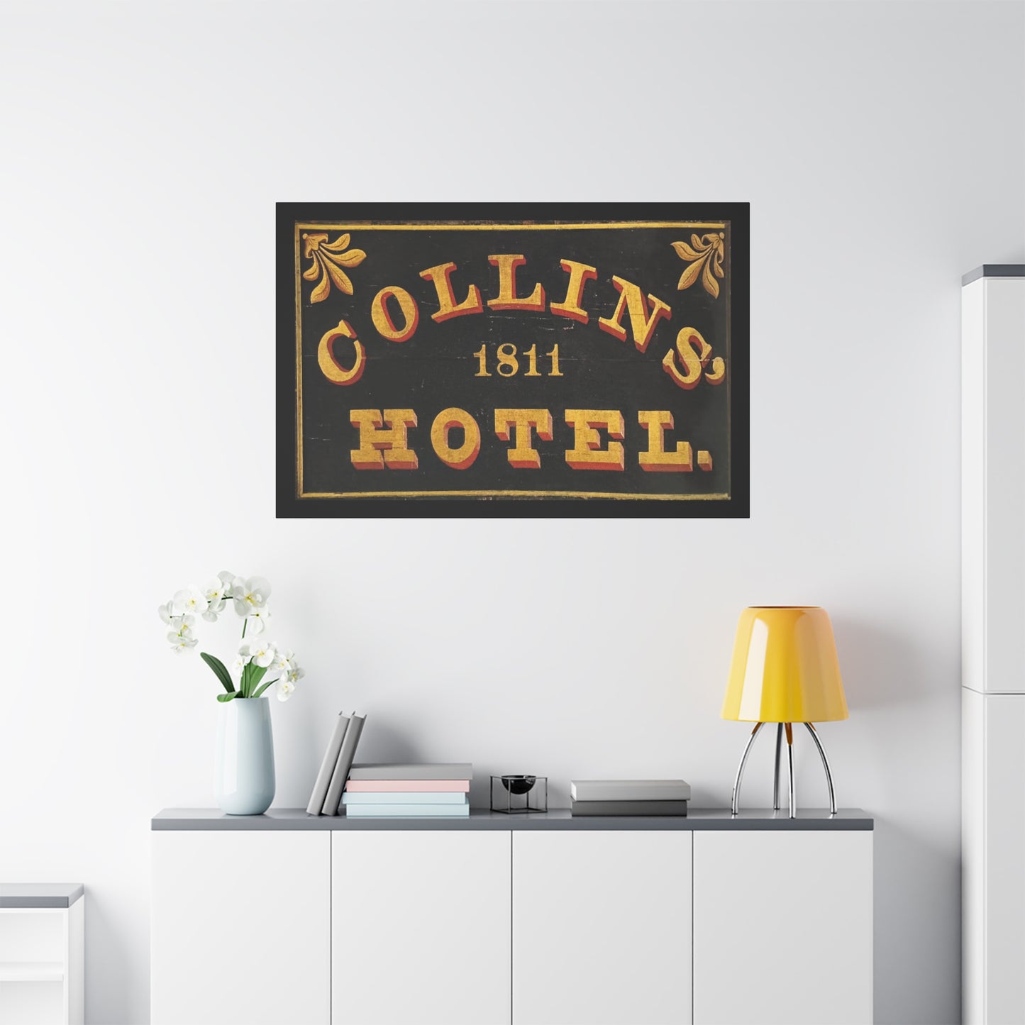 Collins Hotel Matte Canvas, Stretched, 1.25"