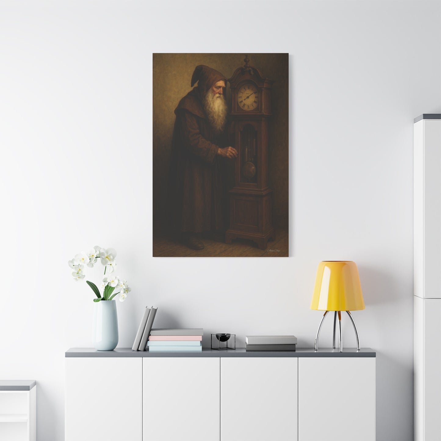Vintage Wizard Wall Art Canvas