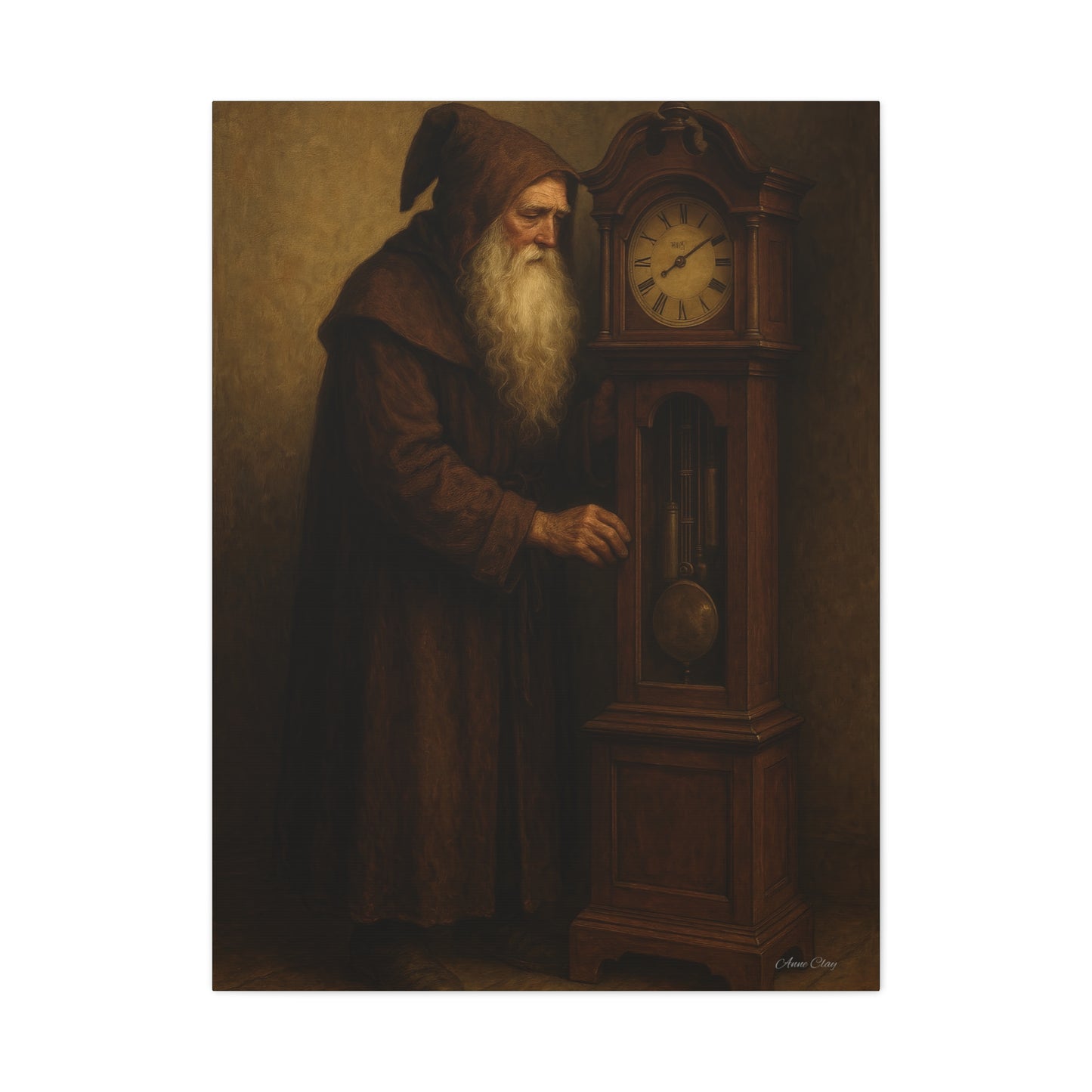 Vintage Wizard Wall Art Canvas