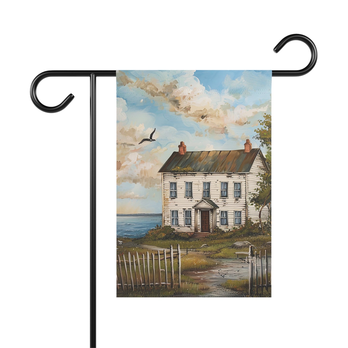 Old White House by the Sea Garden & House Banner