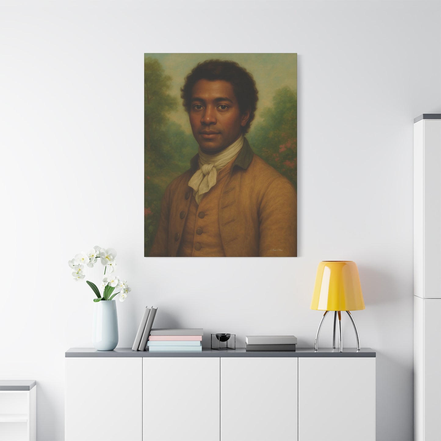 Framed Canvas Wall Art, Historical Portrait, Living Room Decor, Gift for Art Lovers, Black History Month, Unique Home Accents, Wall [...]