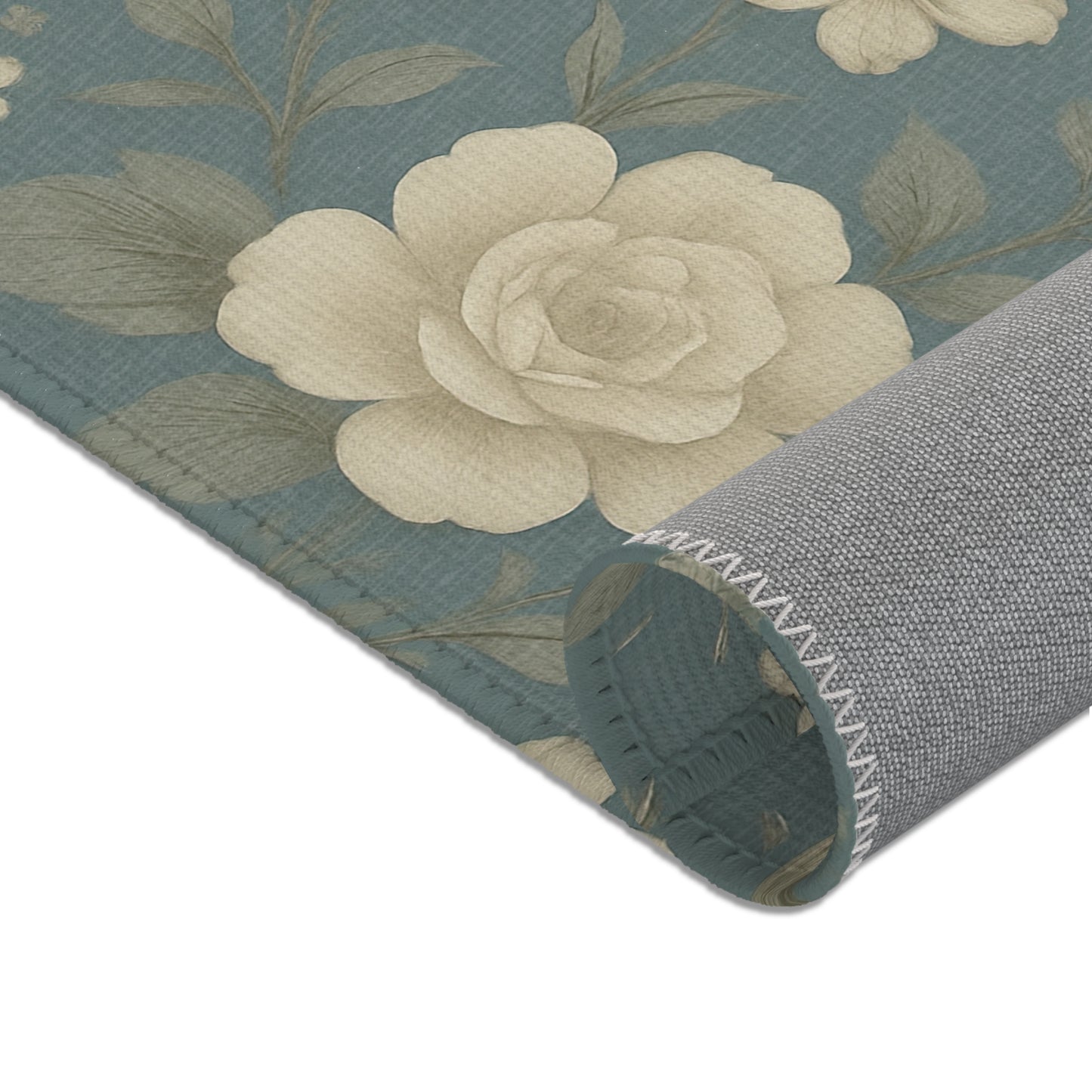 Floral Area Rug - Vintage-Inspired Home Decor, Living Room Accent, Bedroom Comfort, Housewarming Gift, Cozy Vibes