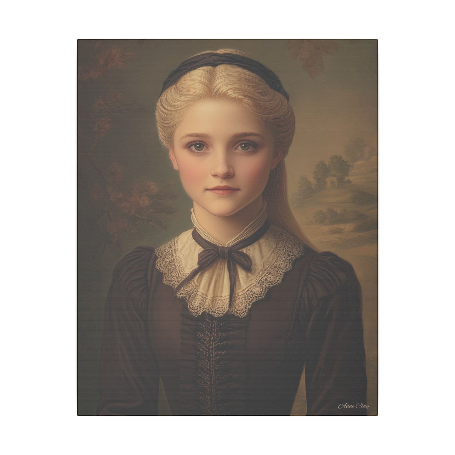 Portrait Blond Woman