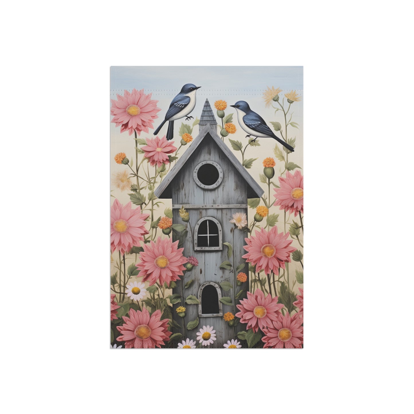 Blue Birds Garden & House Banner