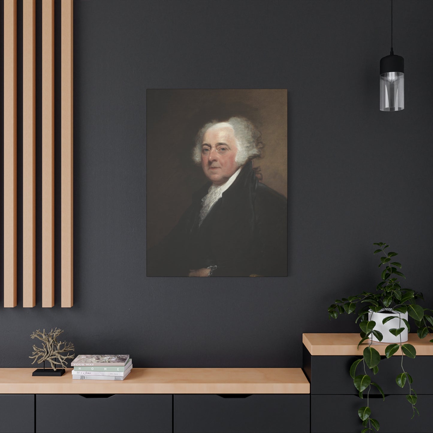 Historical John Adams Matte Canvas Print - Elegant Wall Art for Home Decor