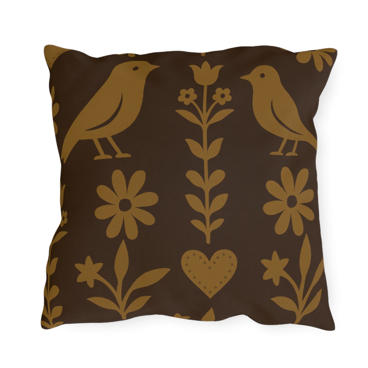 Charming Outdoor Pillows with Nature-Inspired Design, Garden Decor, Patio Cushions, Rustic Home Accents, Bird and Flower Patterns, [...]