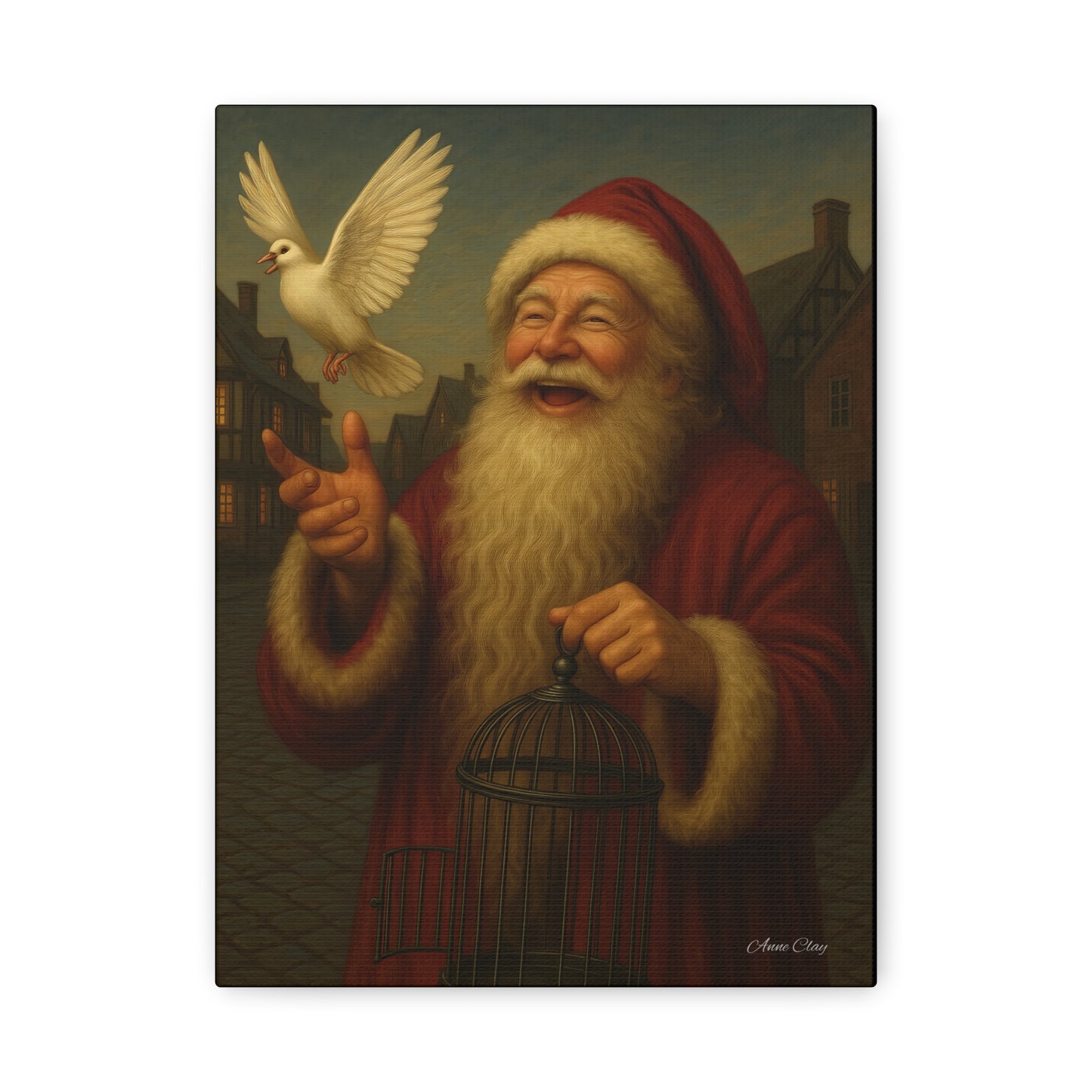 Santa Claus Canvas Wall Art