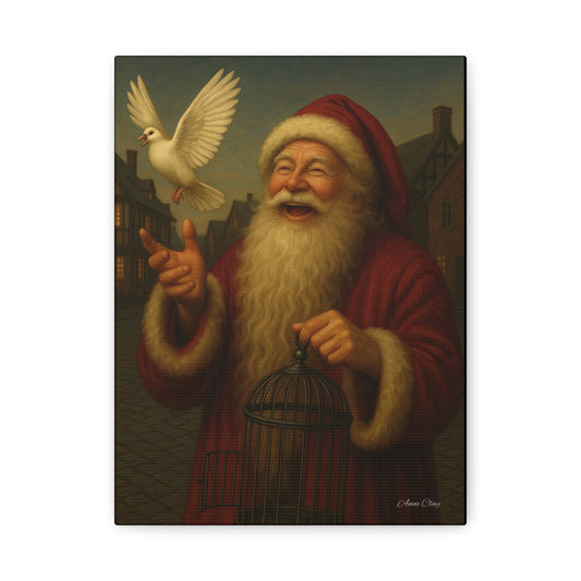 Santa Claus Canvas Wall Art