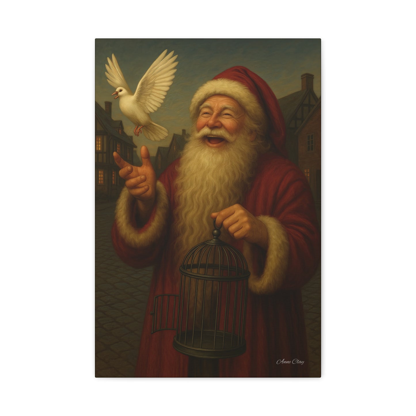 Santa Claus Canvas Wall Art
