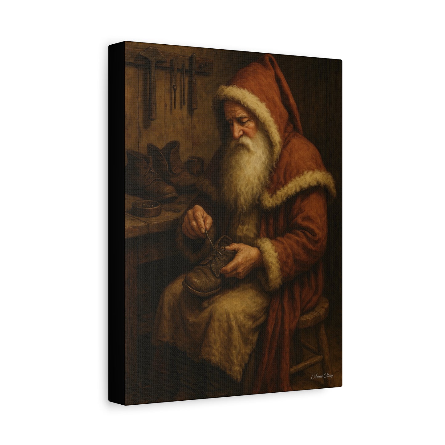 Santa's Workshop Canvas Art