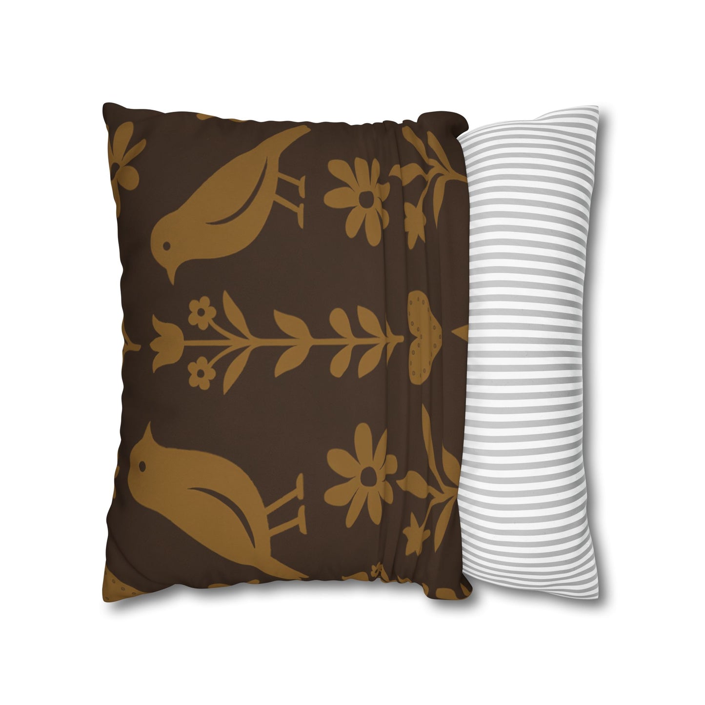Bohemian Bird Print Pillowcase - Cozy Decorative Cushion Cover for Home, Gift for Bird Lovers, Farmhouse Decor, Hugging Pillow, Nature [...]