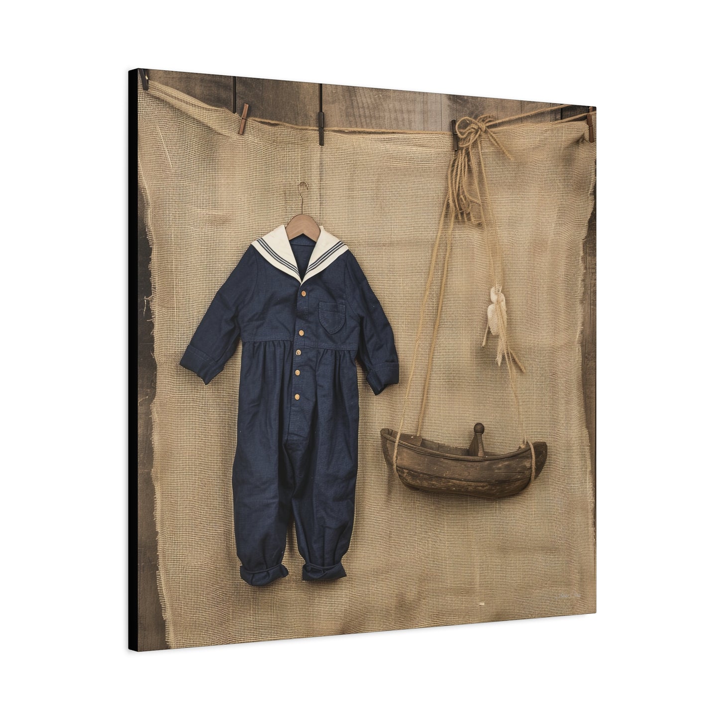 Sailor Child Matte Canvas, Stretched, 1.25"