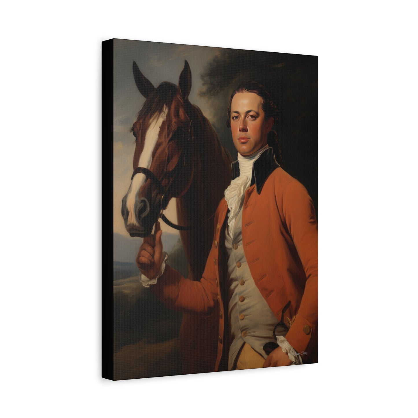 Richard and Lightening Matte Canvas, Stretched, 1.25"