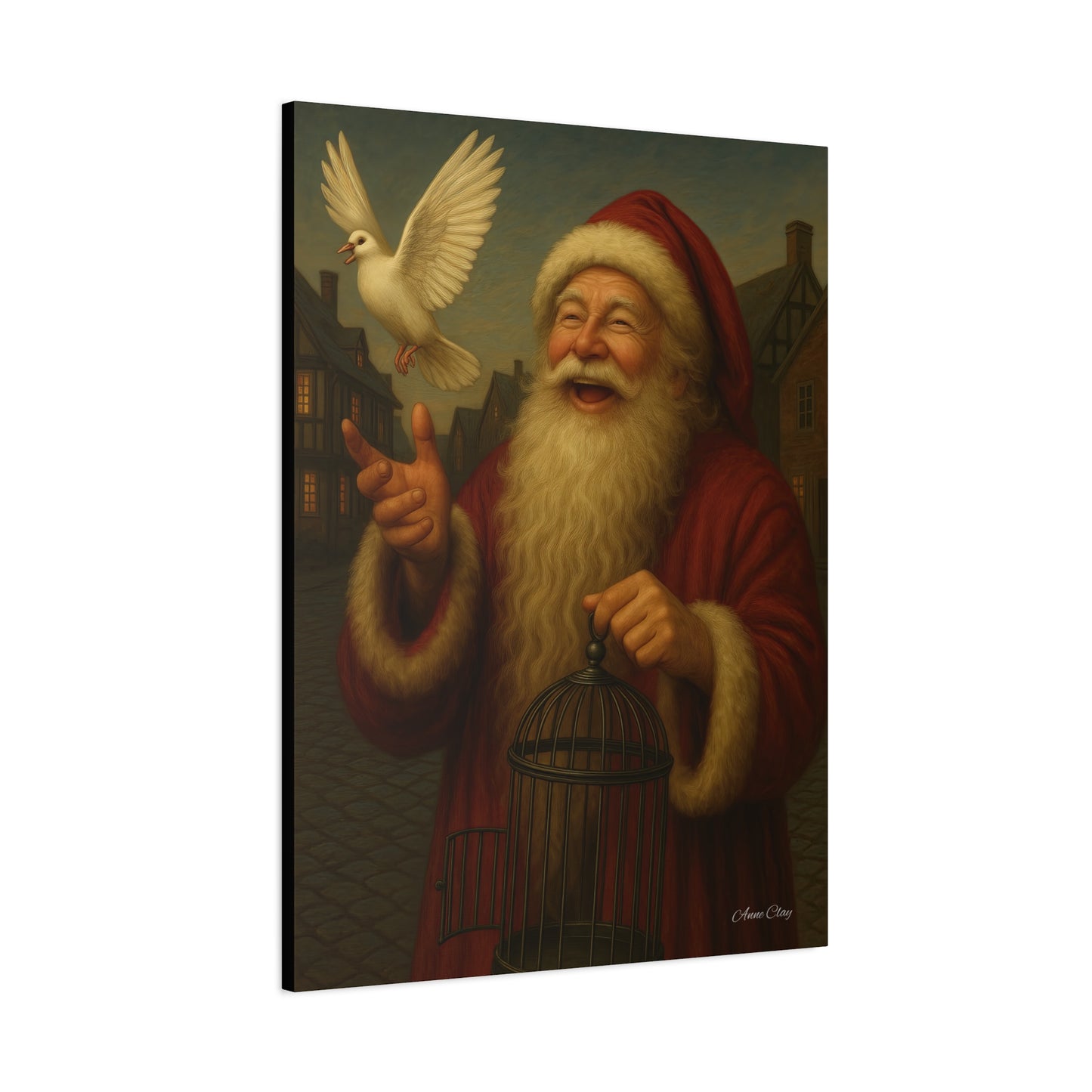 Santa Claus Canvas Wall Art