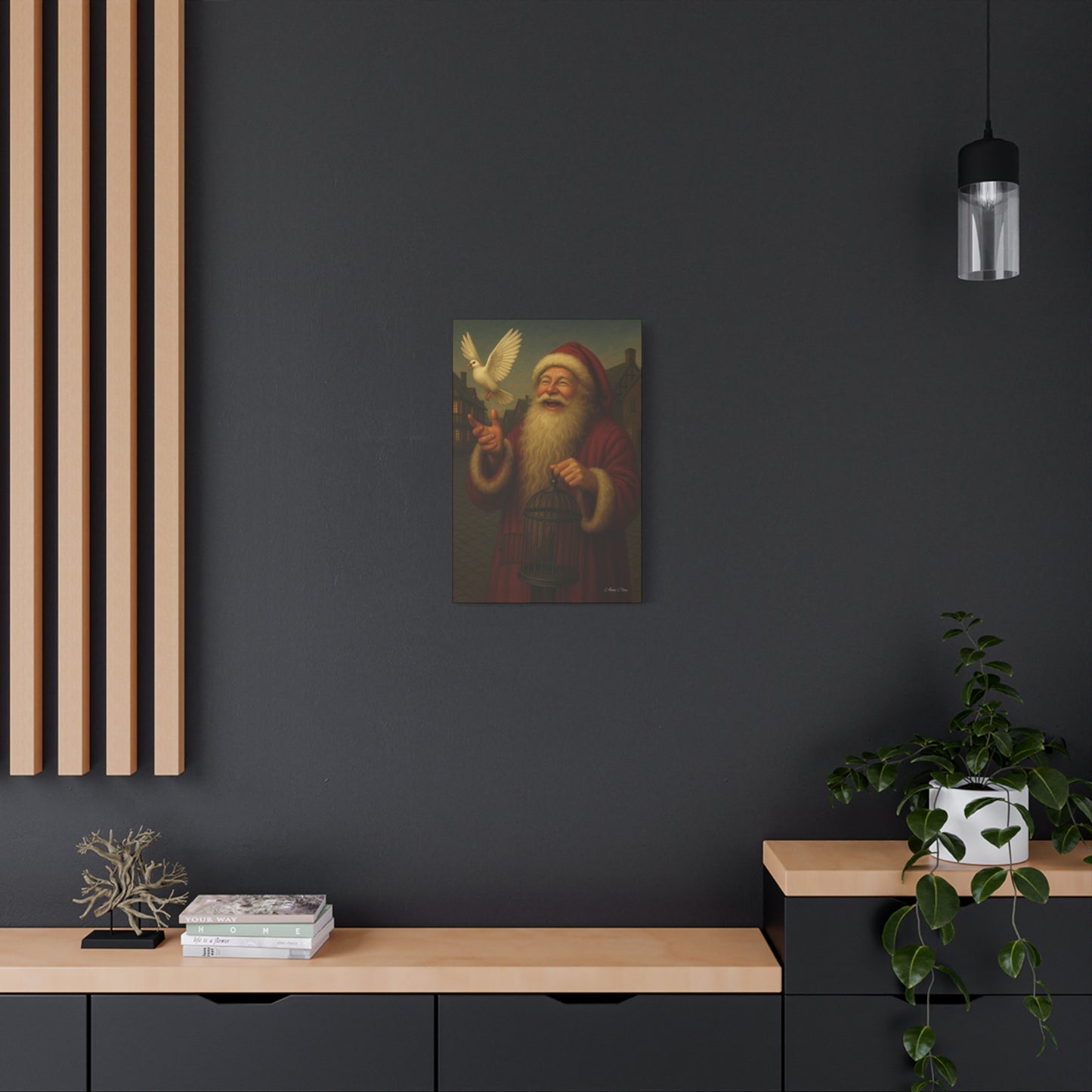 Santa Claus Canvas Wall Art