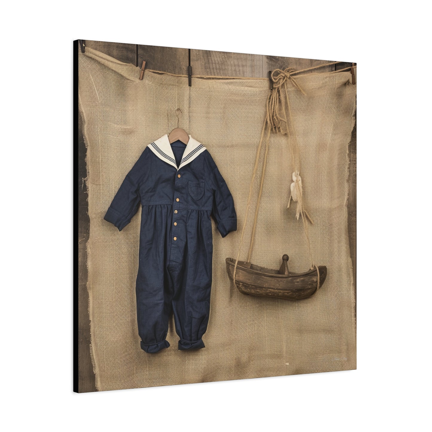 Sailor Child Matte Canvas, Stretched, 1.25"