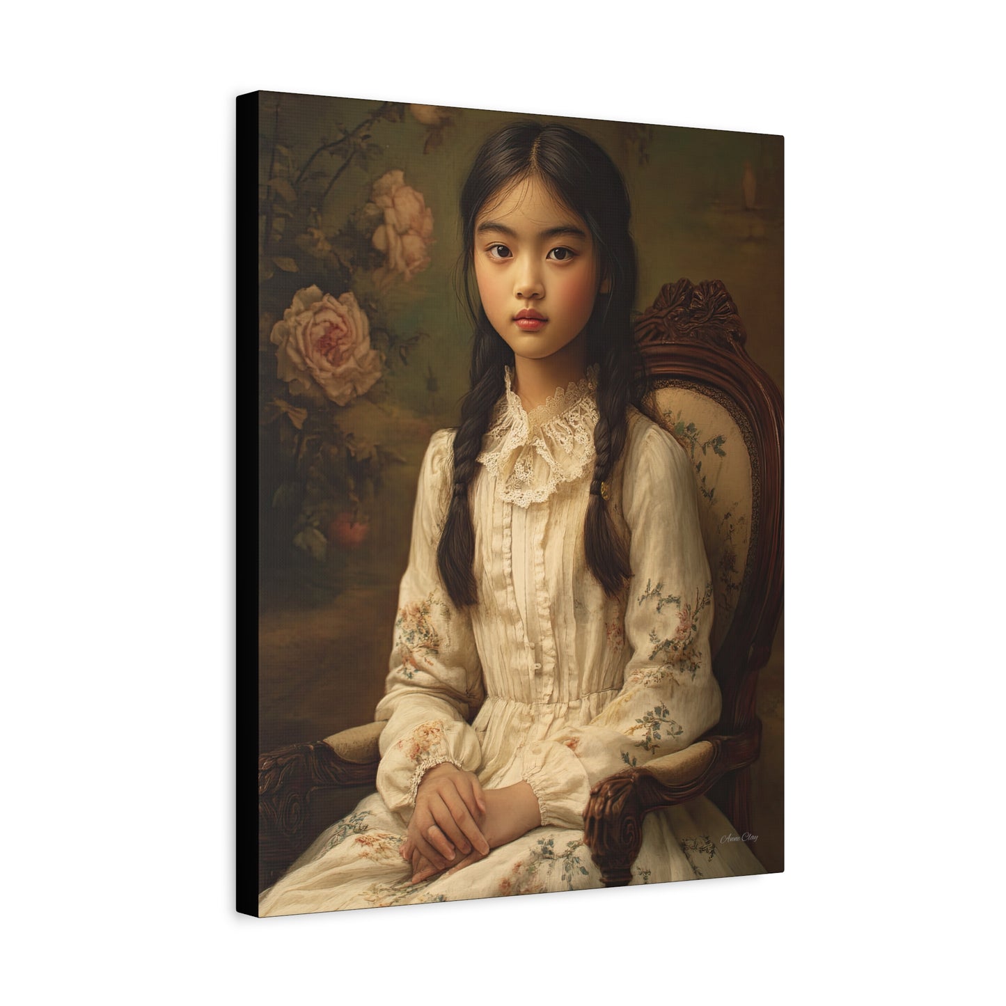 Elegant Portrait Canvas Wall Art, Vintage Home Decor, Gift for Art Lovers, Unique Wall Decor, Romantic Room Decoration, Gallery [...]