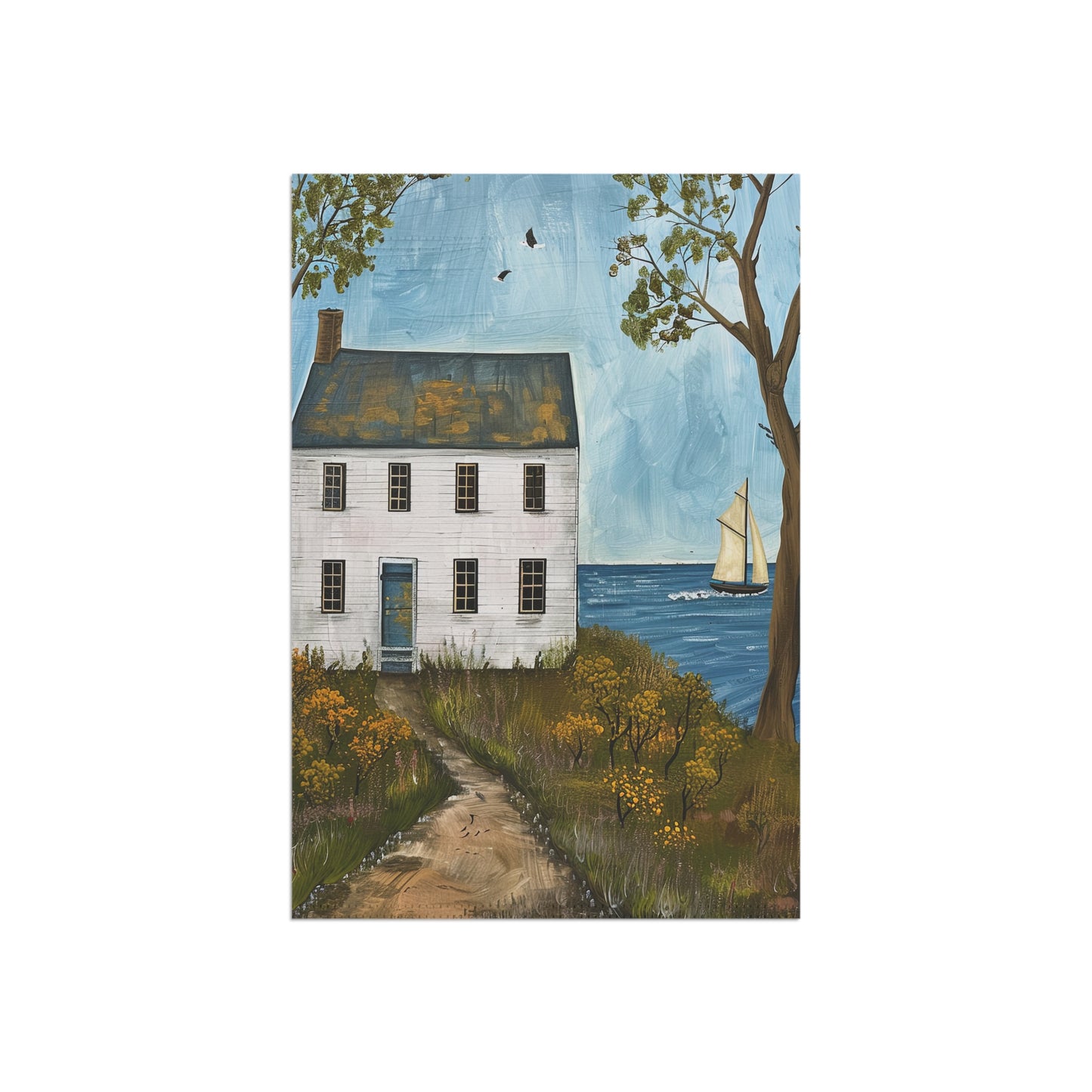 Cottage by the Sea Garden & House Banner
