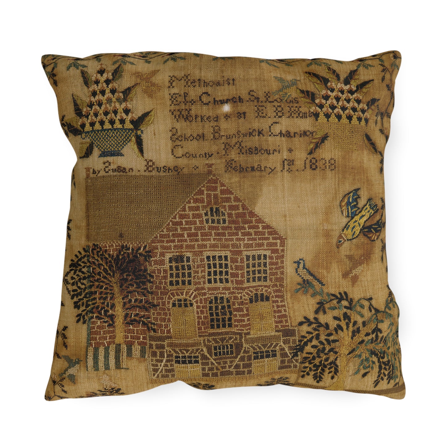 Gritty Prim Outdoor Pillows