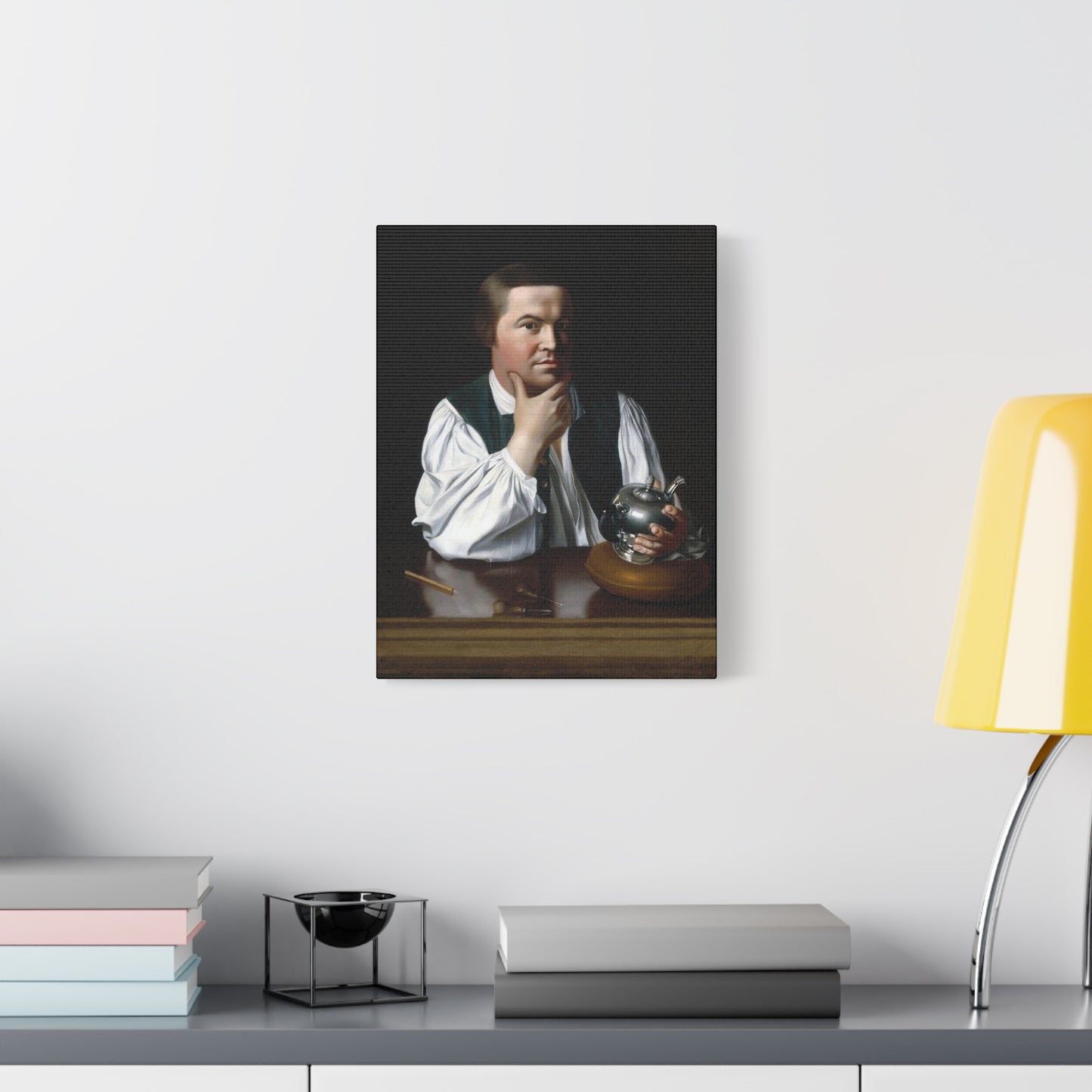 Paul Revere Historical Portrait Canvas Art - Vintage Decor for Home and Office
