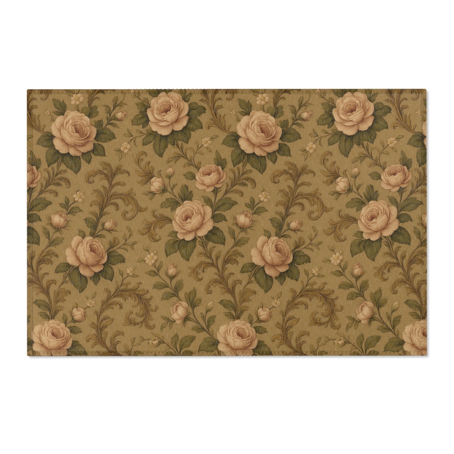 Vintage Floral Area Rugs, Elegant Home Decor, Living Room Accent, Boho Chic Rug, Gift for Housewarming, Decorative Floor Mat