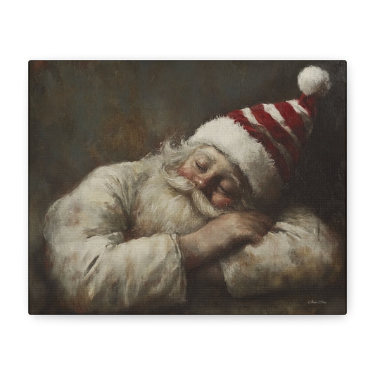Sweet Dreams Santa Matte Canvas, Stretched, 1.25"