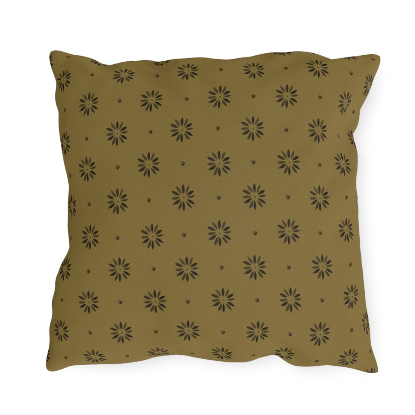 Gold and Black Outdoor Pillows