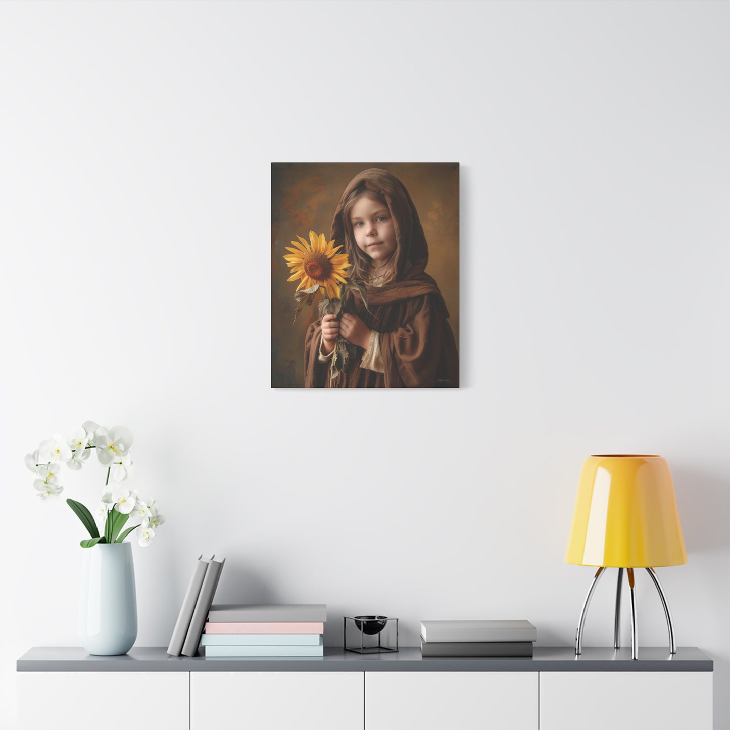 Sandy Sunflower Matte Canvas, Stretched, 1.25"