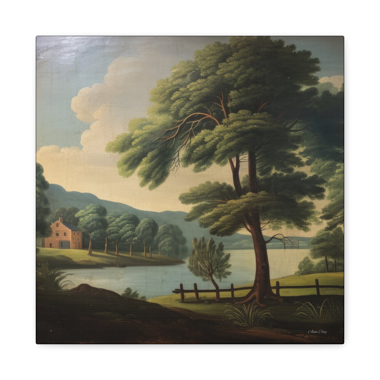The View Matte Canvas, Stretched, 1.25"