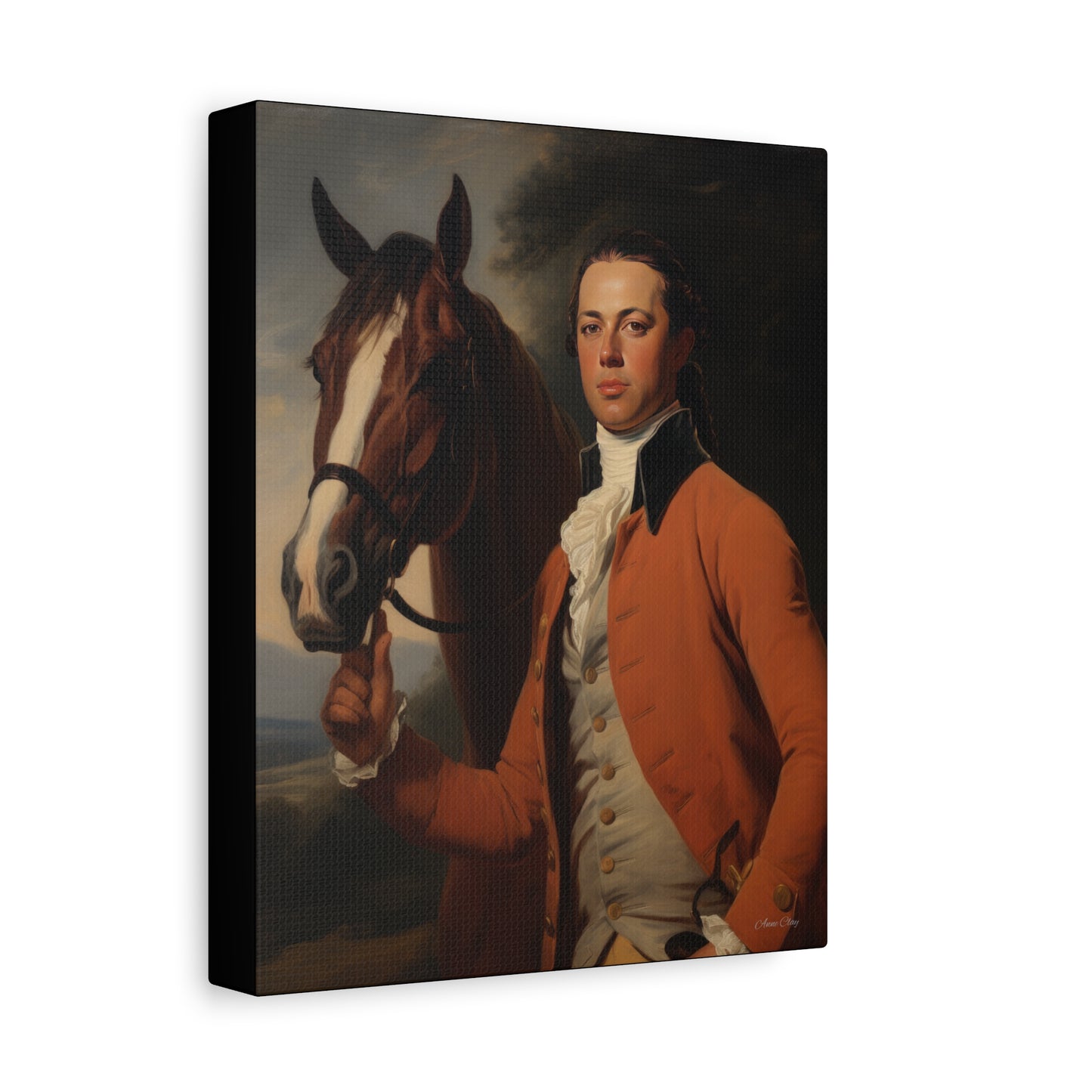 Richard and Lightening Matte Canvas, Stretched, 1.25"