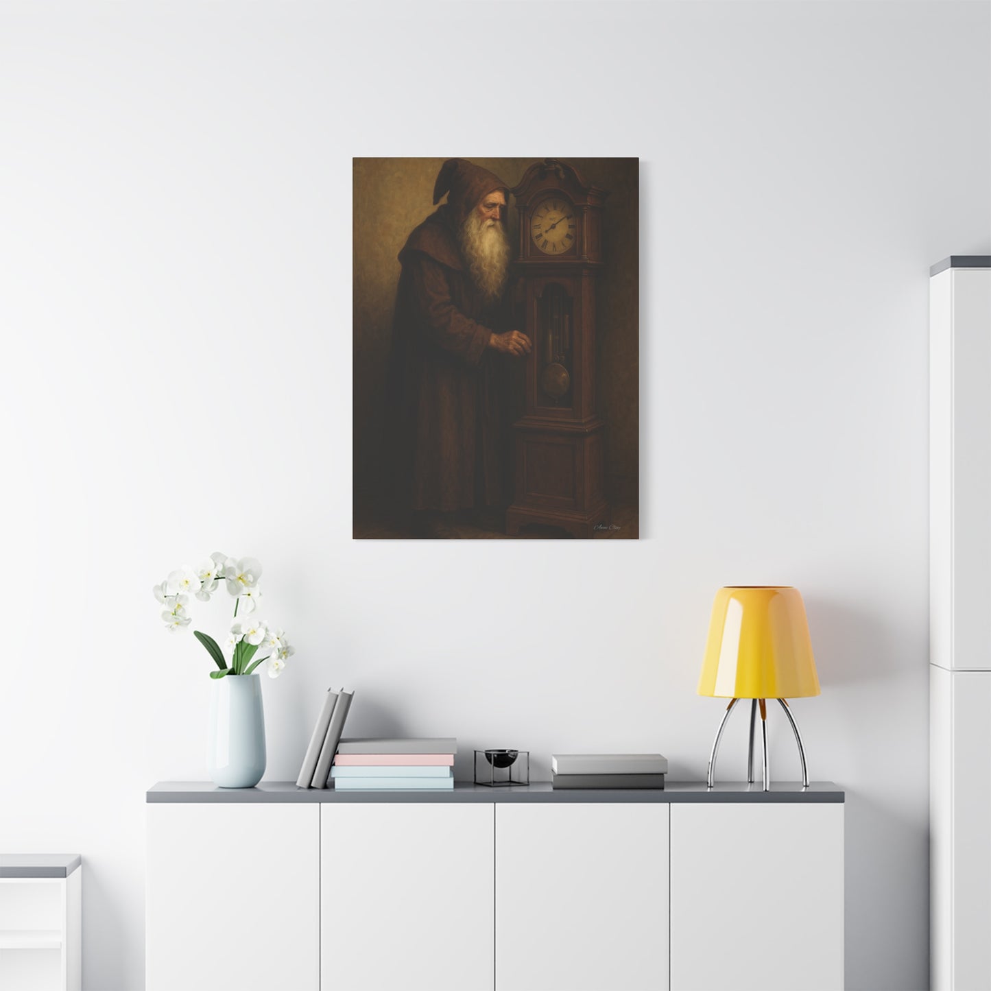 Vintage Wizard Wall Art Canvas
