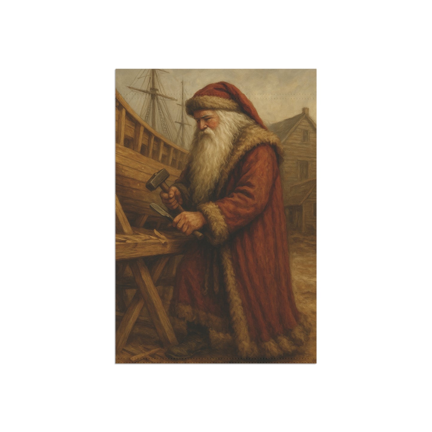 Santa Claus Garden Banner