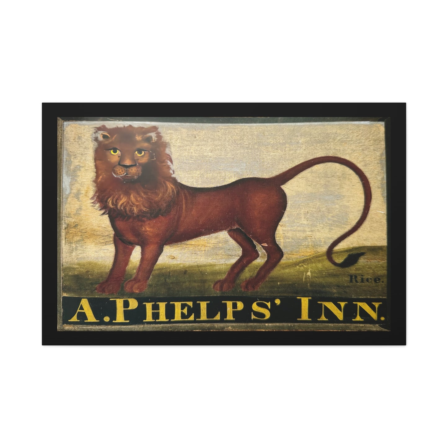 A. Phelps Inn Matte Canvas, Stretched, 1.25"