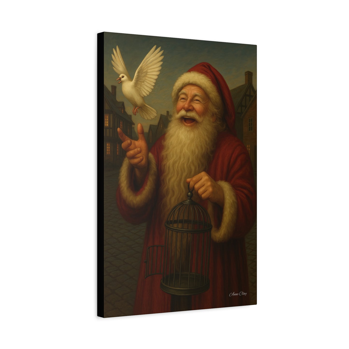 Santa Claus Canvas Wall Art