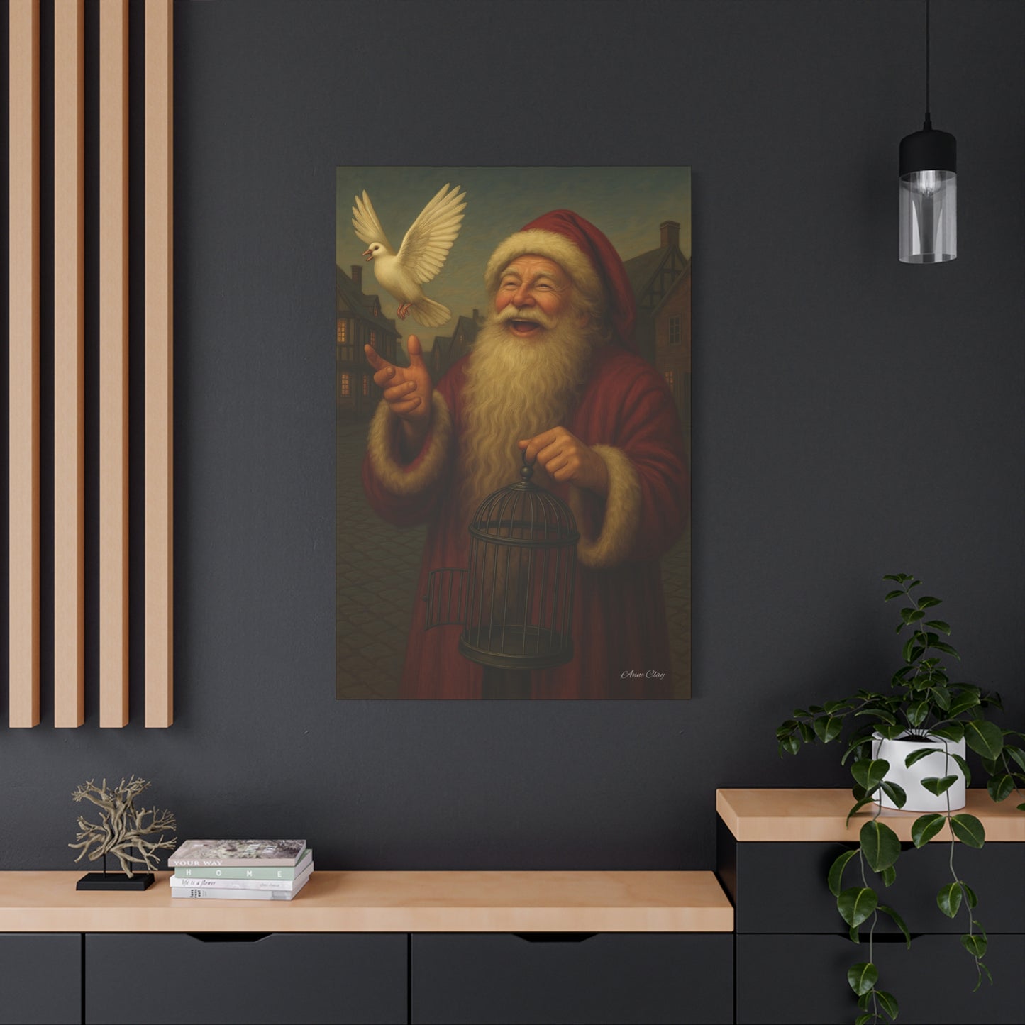 Santa Claus Canvas Wall Art